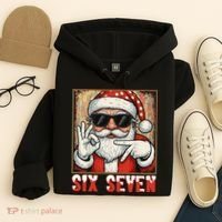 Funny Six Seven Meme Christmas Cool Santa Saying  Hoodie thumb 4