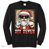 Funny Six Seven Meme Christmas Cool Santa Saying  Sweatshirt thumb 0