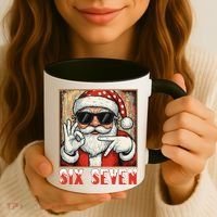 Funny Six Seven Meme Christmas Cool Santa Saying  Coffee Mug thumb 3