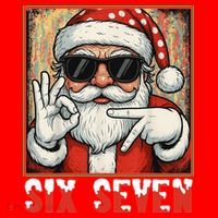 Funny Six Seven Meme Christmas Cool Santa Saying  Santa Hat thumb 1
