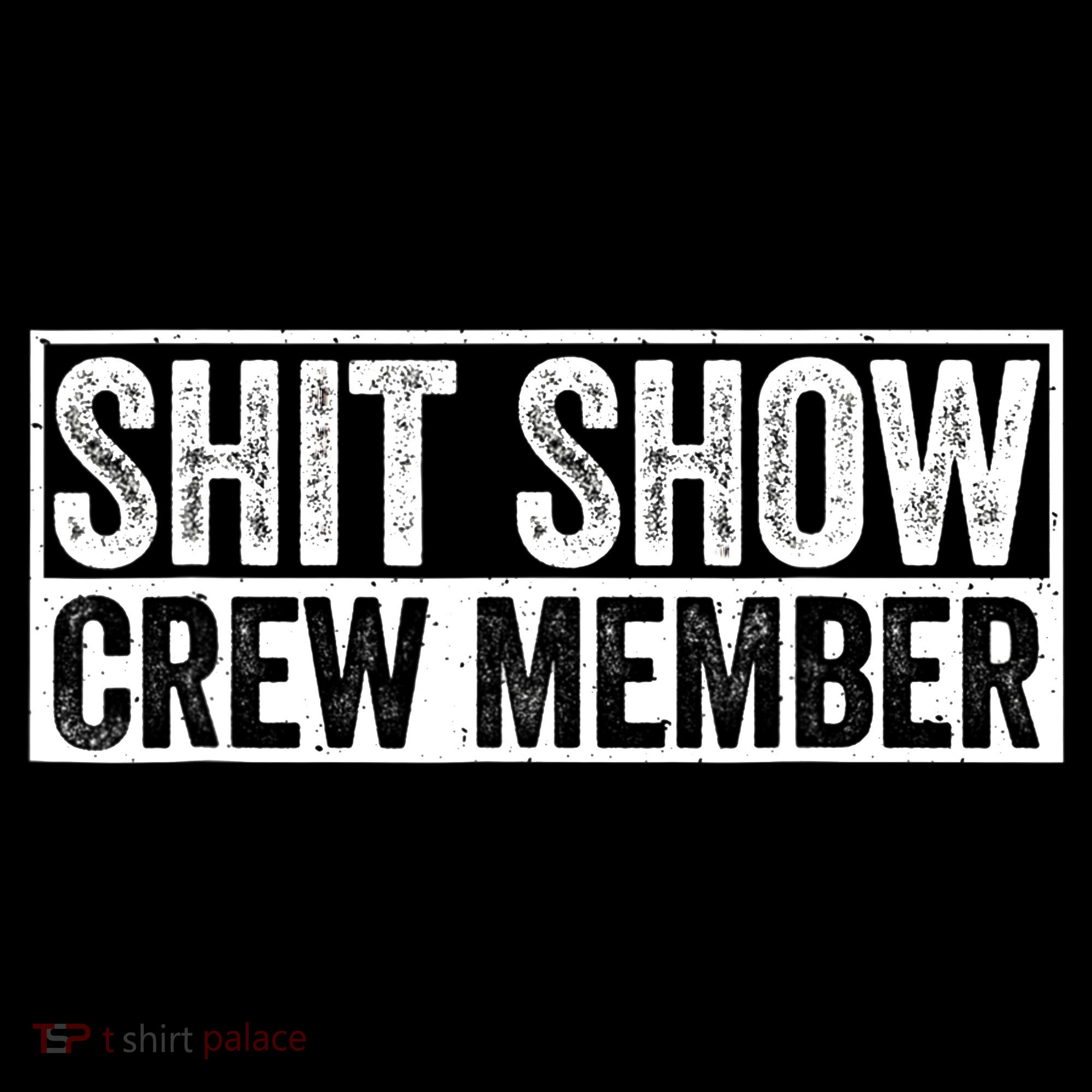 Funny Shit Show Crew Member Funny Quote Gift Stripe Pom Pom Beanie