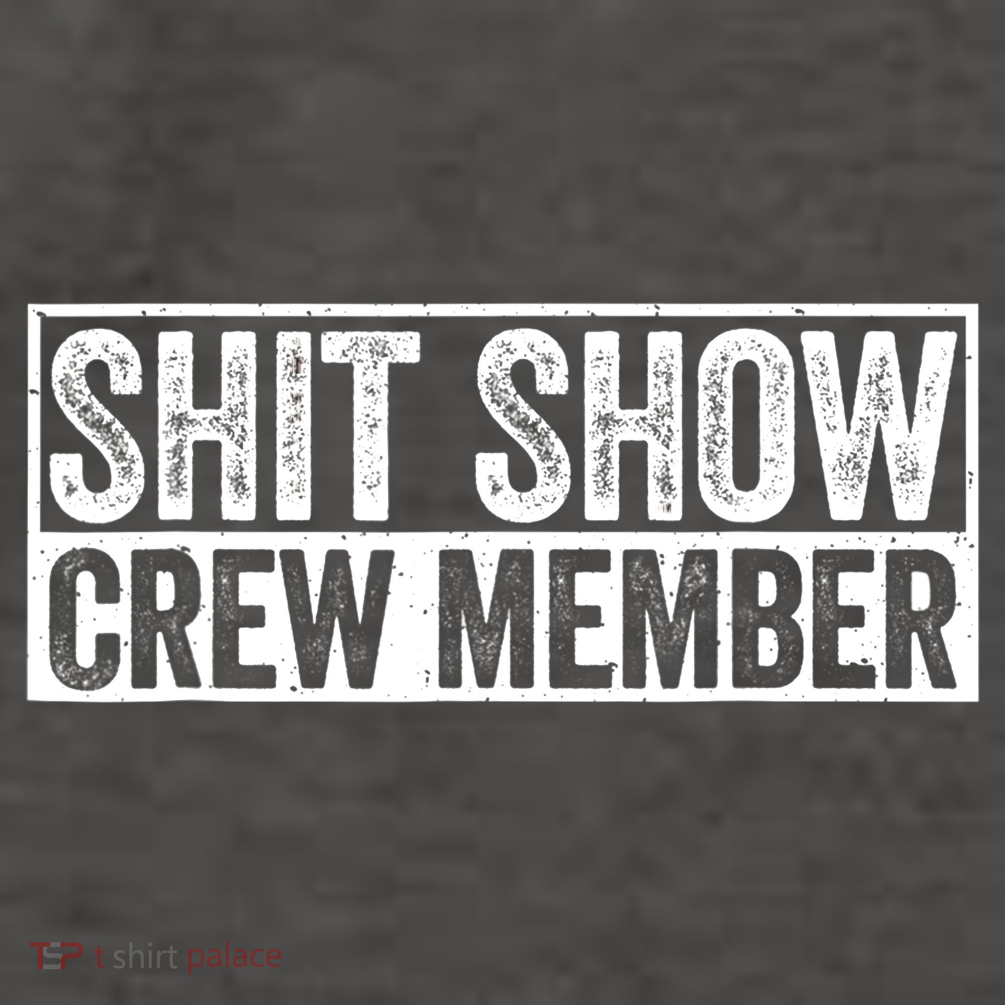 Funny Shit Show Crew Member Funny Quote Gift Vector Backpack