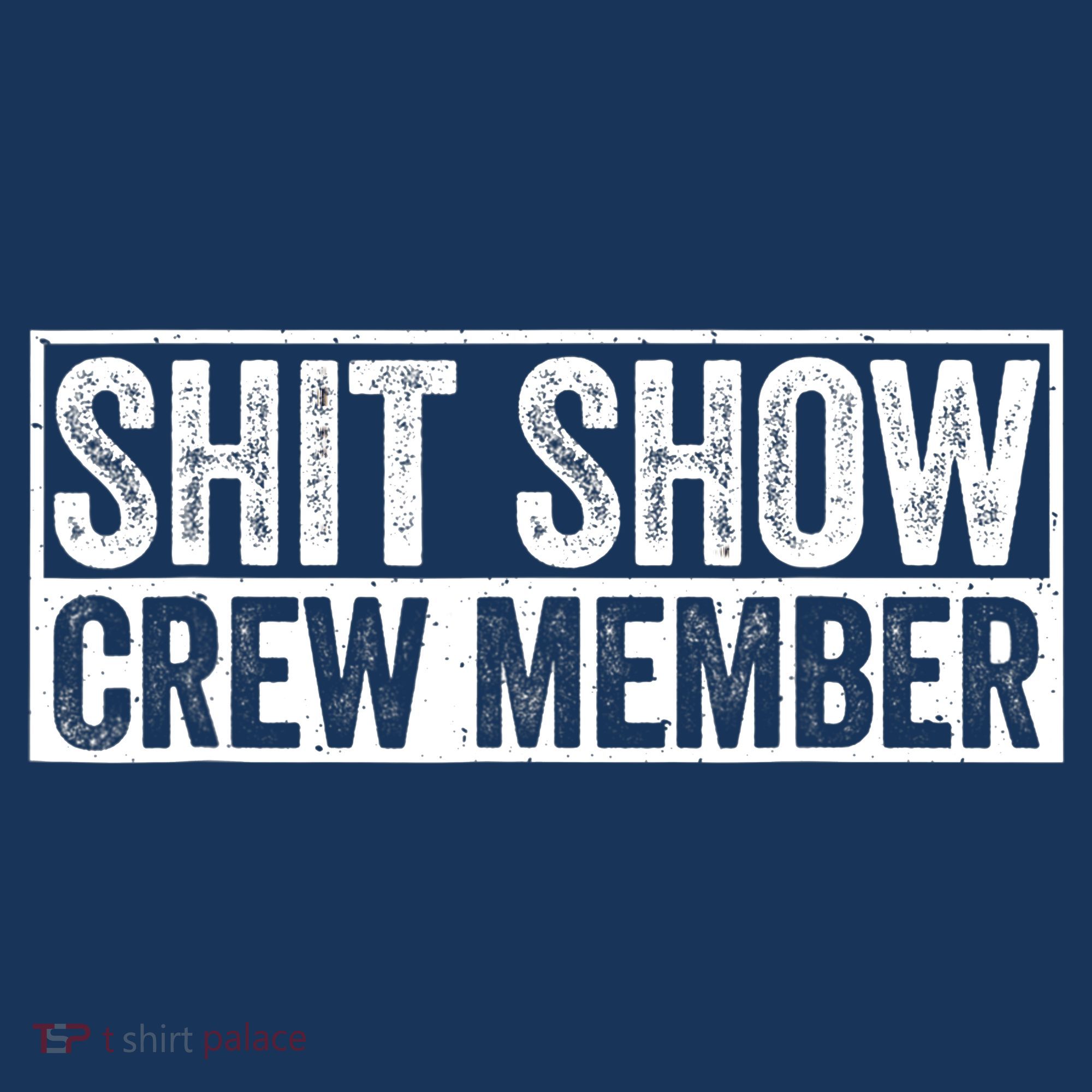 Funny Shit Show Crew Member Funny Quote Gift Pom Pom 12in Knit Beanie