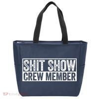 Funny Shit Show Crew Member Funny Quote Gift Tote Bag thumb 0
