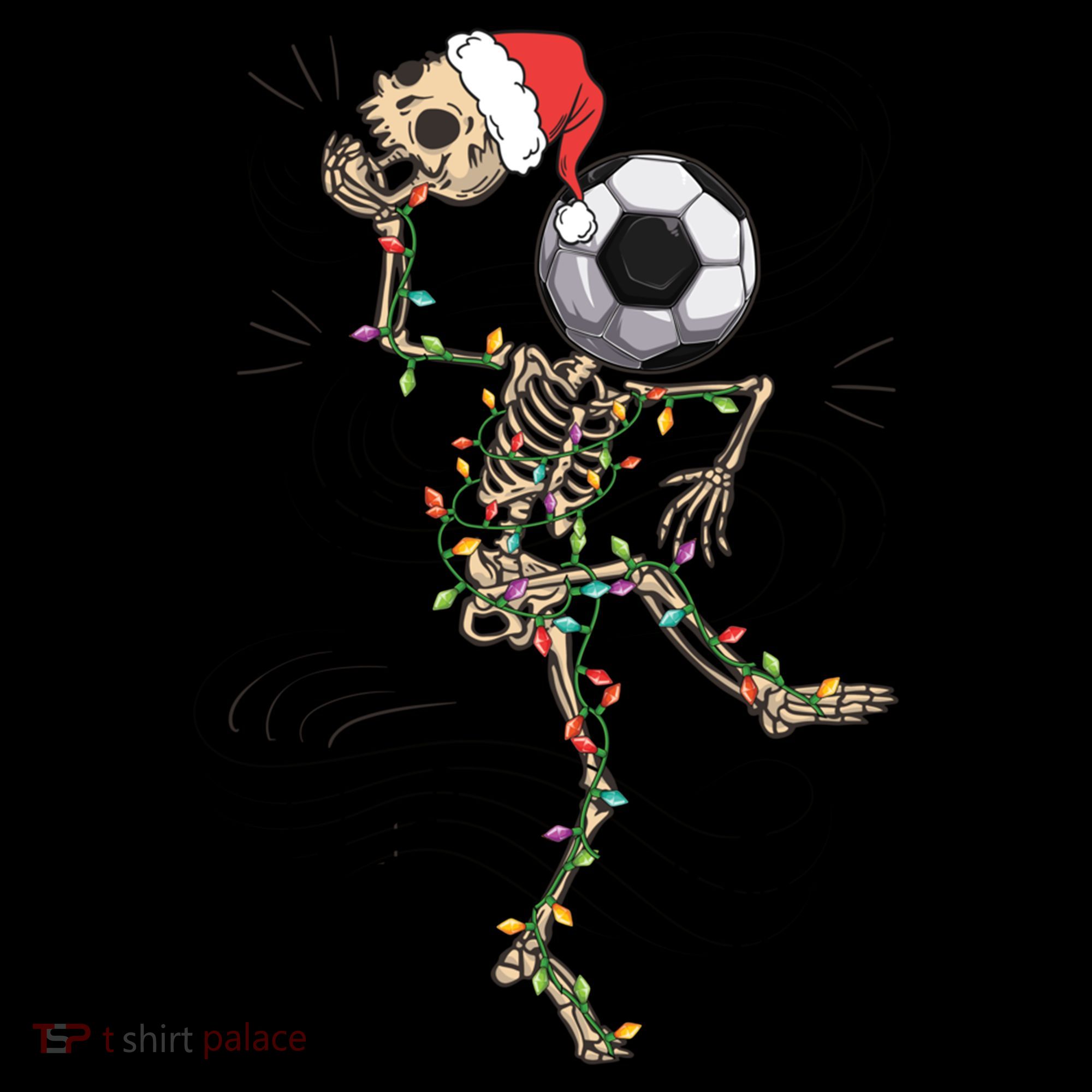 Funny Skeleton Soccer Ball Christmas Boys Xmas Gift Coffee Mug