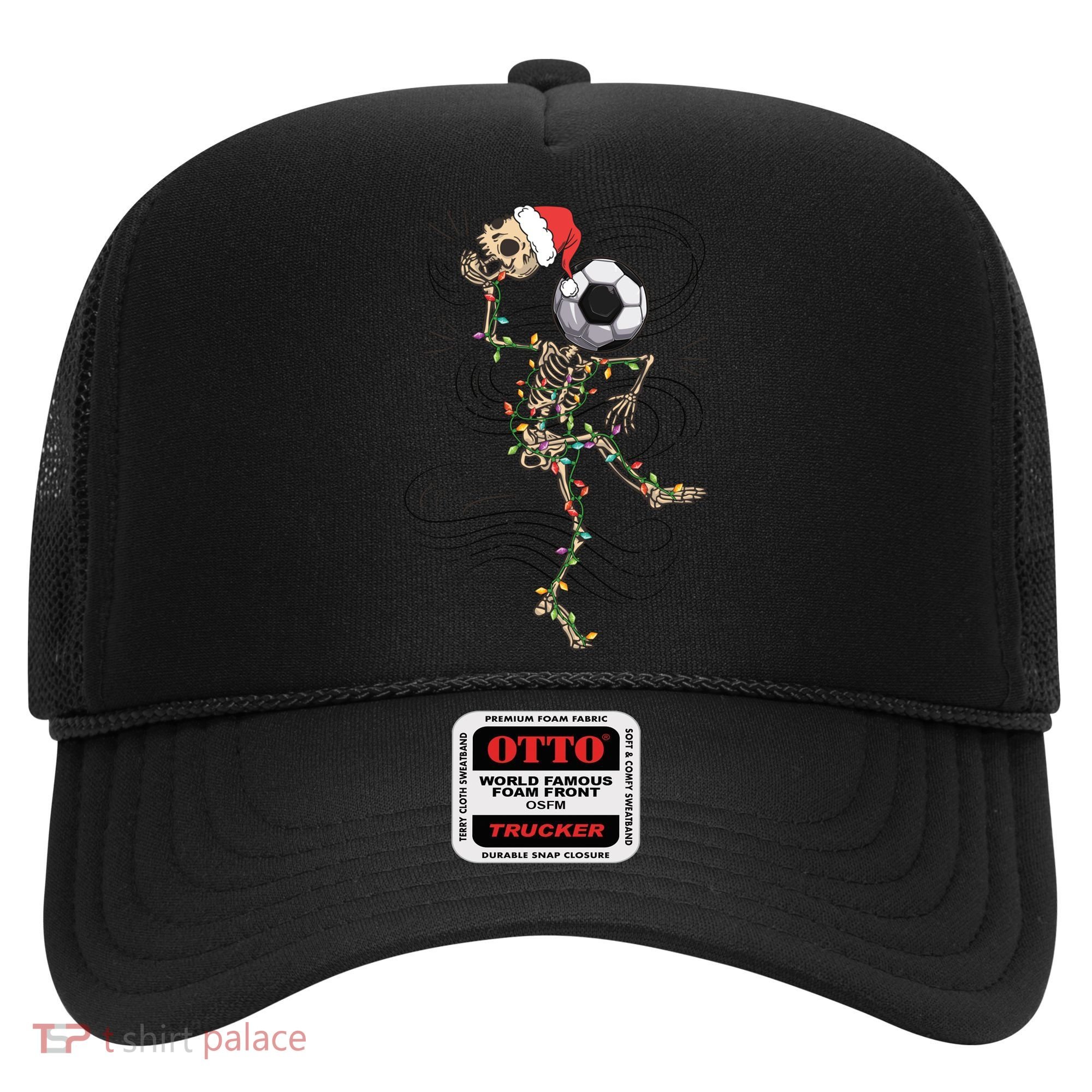 Funny Skeleton Soccer Ball Christmas Boys Xmas Gift Hat