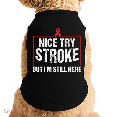 Funny Stroke Survivor Gift Cute Brain Attacks Gift Doggie Tank