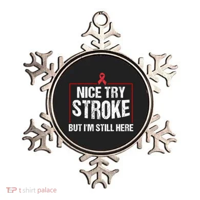 Funny Stroke Survivor Gift Cute Brain Attacks Gift Ornament