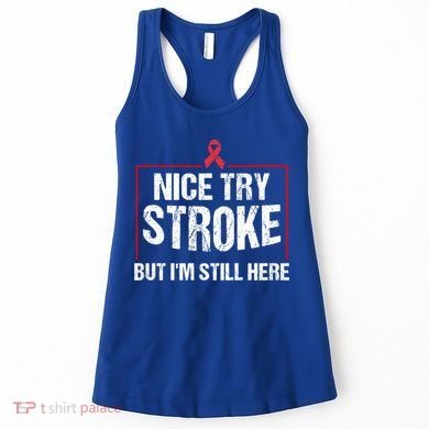 Funny Stroke Survivor Gift Cute Brain Attacks Gift Women's Tank Top