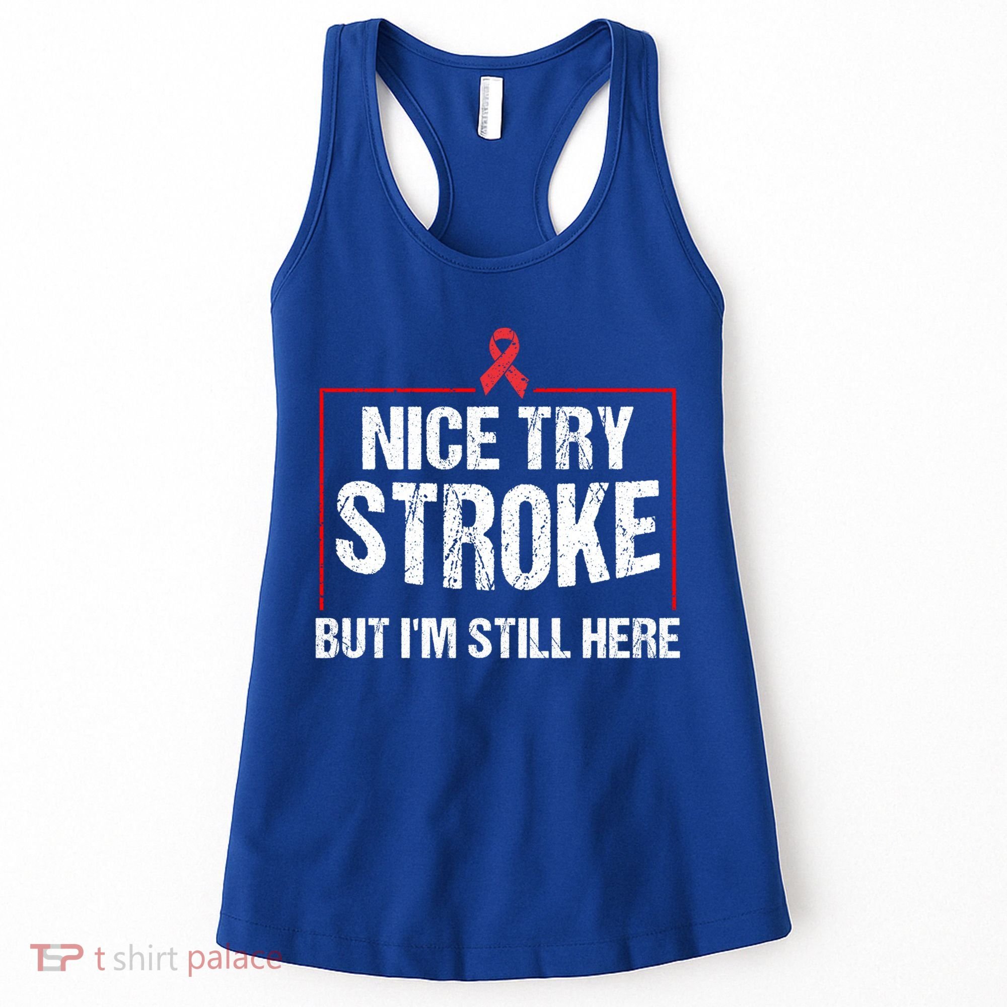 Funny Stroke Survivor Gift Cute Brain Attacks Gift Women's Tank Top
