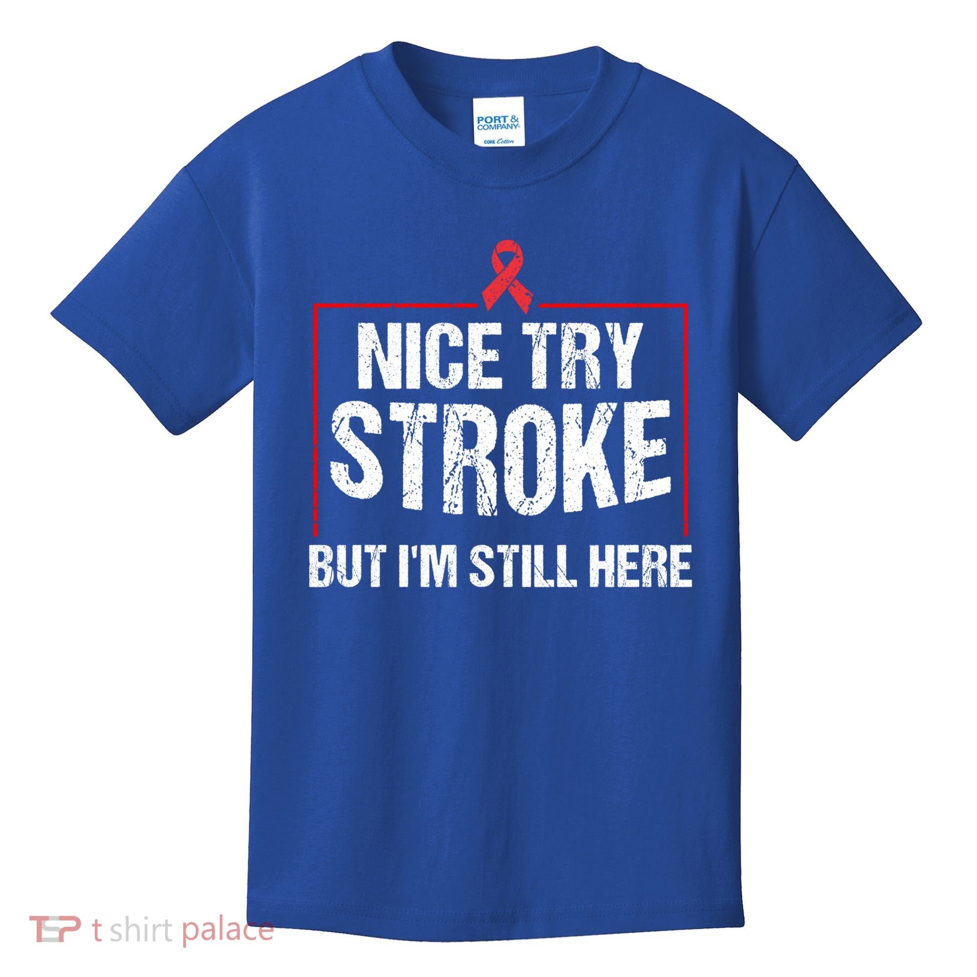 Funny Stroke Survivor Gift Cute Brain Attacks Gift Kids T-Shirt