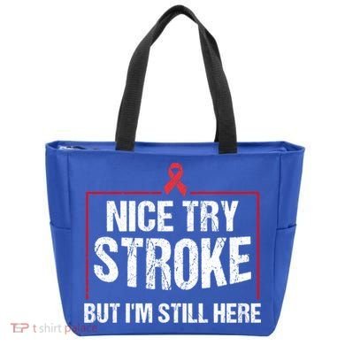 Funny Stroke Survivor Gift Cute Brain Attacks Gift Tote Bag