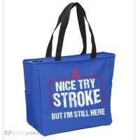 Funny Stroke Survivor Gift Cute Brain Attacks Gift Tote Bag thumb 2