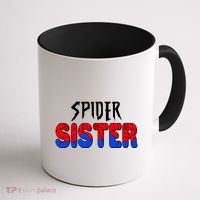 Funny Spider Sister Matching Family Shirts Coffee Mug thumb 1