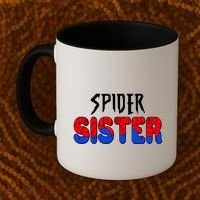 Funny Spider Sister Matching Family Shirts Coffee Mug thumb 2