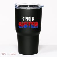 Funny Spider Sister Matching Family Shirts Tumbler thumb 0