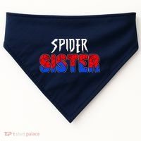 Funny Spider Sister Matching Family Shirts USA-Made Doggie Bandana thumb 0