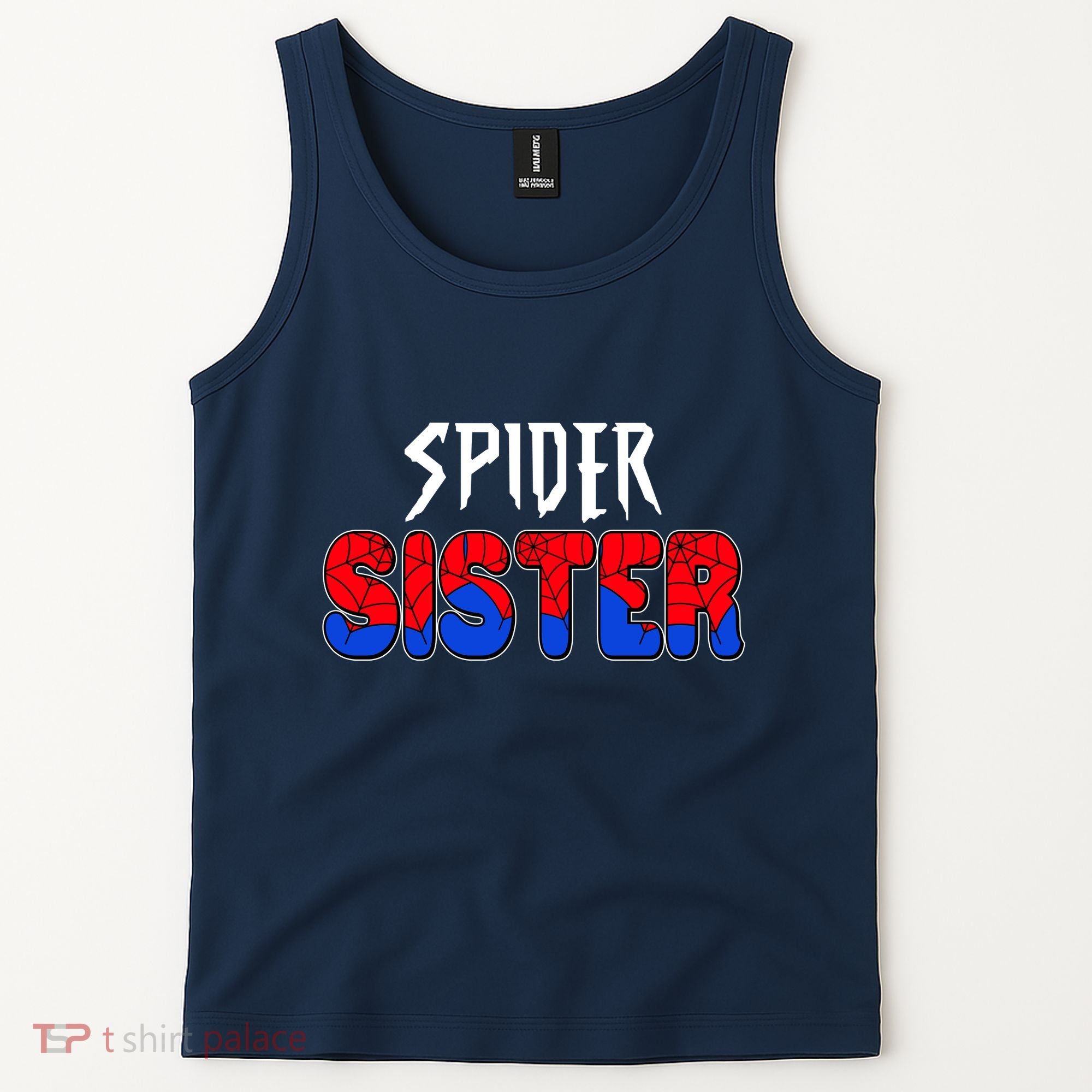 Funny Spider Sister Matching Family Shirts Tank Top