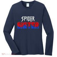 Funny Spider Sister Matching Family Shirts Women's Long Sleeve Shirt thumb 0