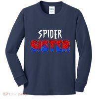 Funny Spider Sister Matching Family Shirts Kids Long Sleeve Shirt thumb 0