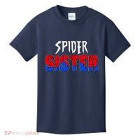 Funny Spider Sister Matching Family Shirts Kids T-Shirt thumb 0