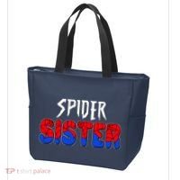 Funny Spider Sister Matching Family Shirts Tote Bag thumb 3