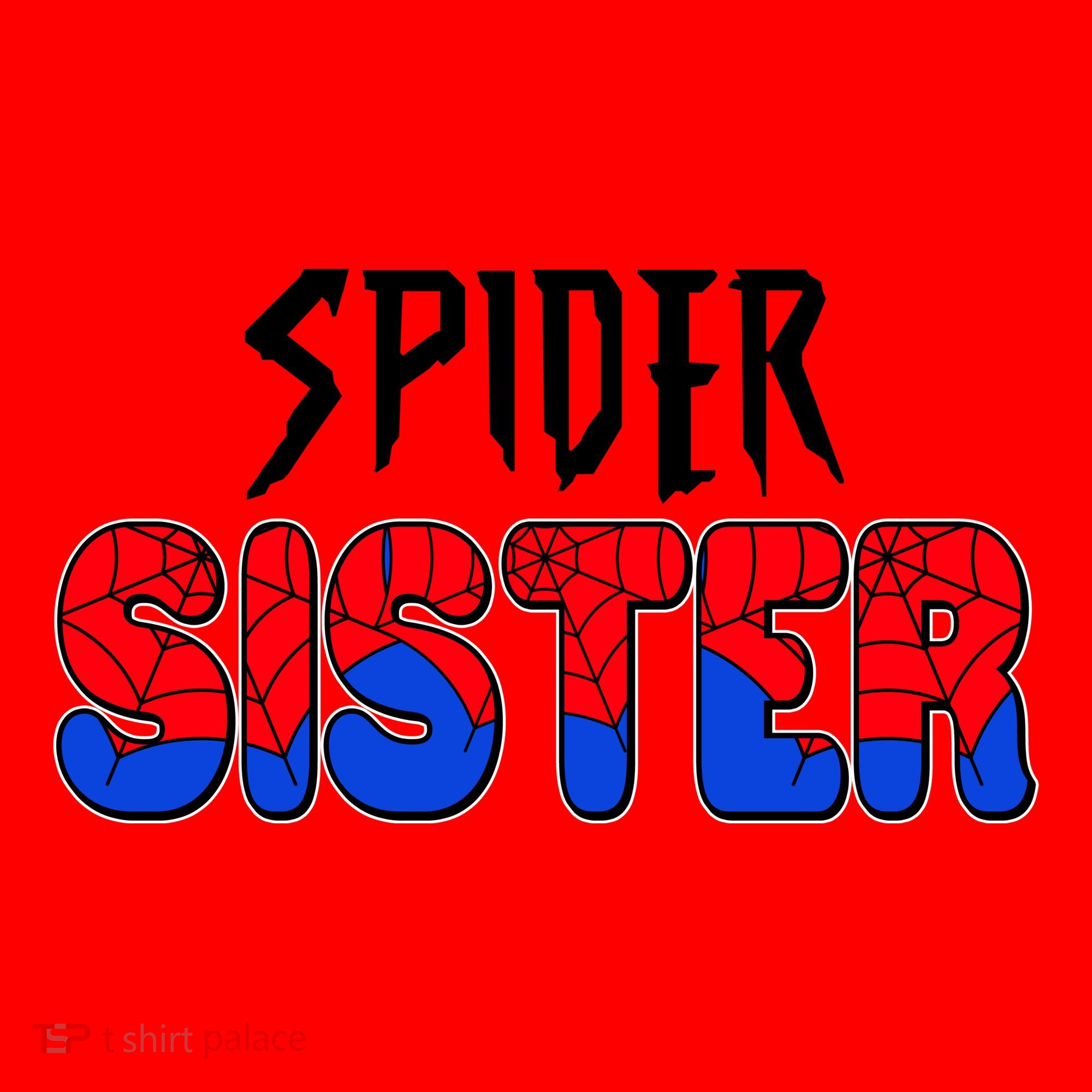Funny Spider Sister Matching Family Shirts Santa Hat