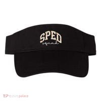 Floral Sped Squad Team Special Education Teacher Life Visor thumb 0