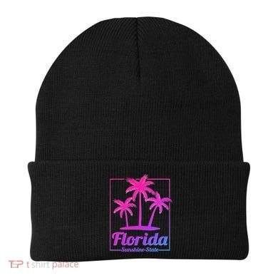 Florida Sunshine State Retro Look Gift Beanie