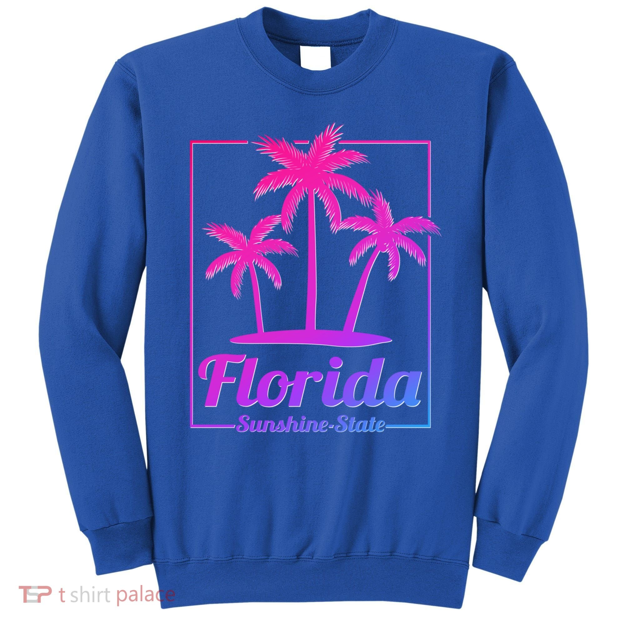 Florida Sunshine State Retro Look Gift Sweatshirt
