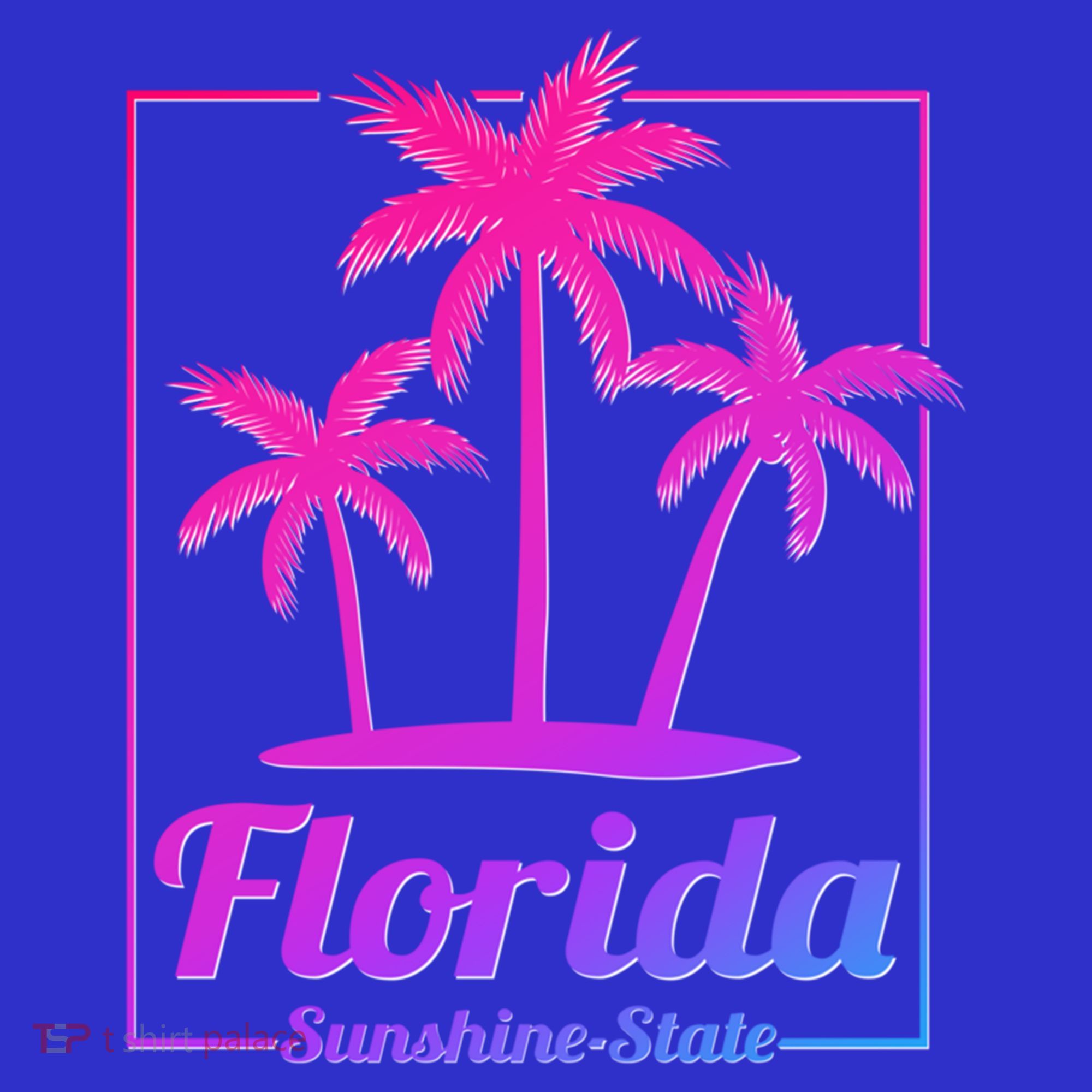 Florida Sunshine State Retro Look Gift Sweatshirt