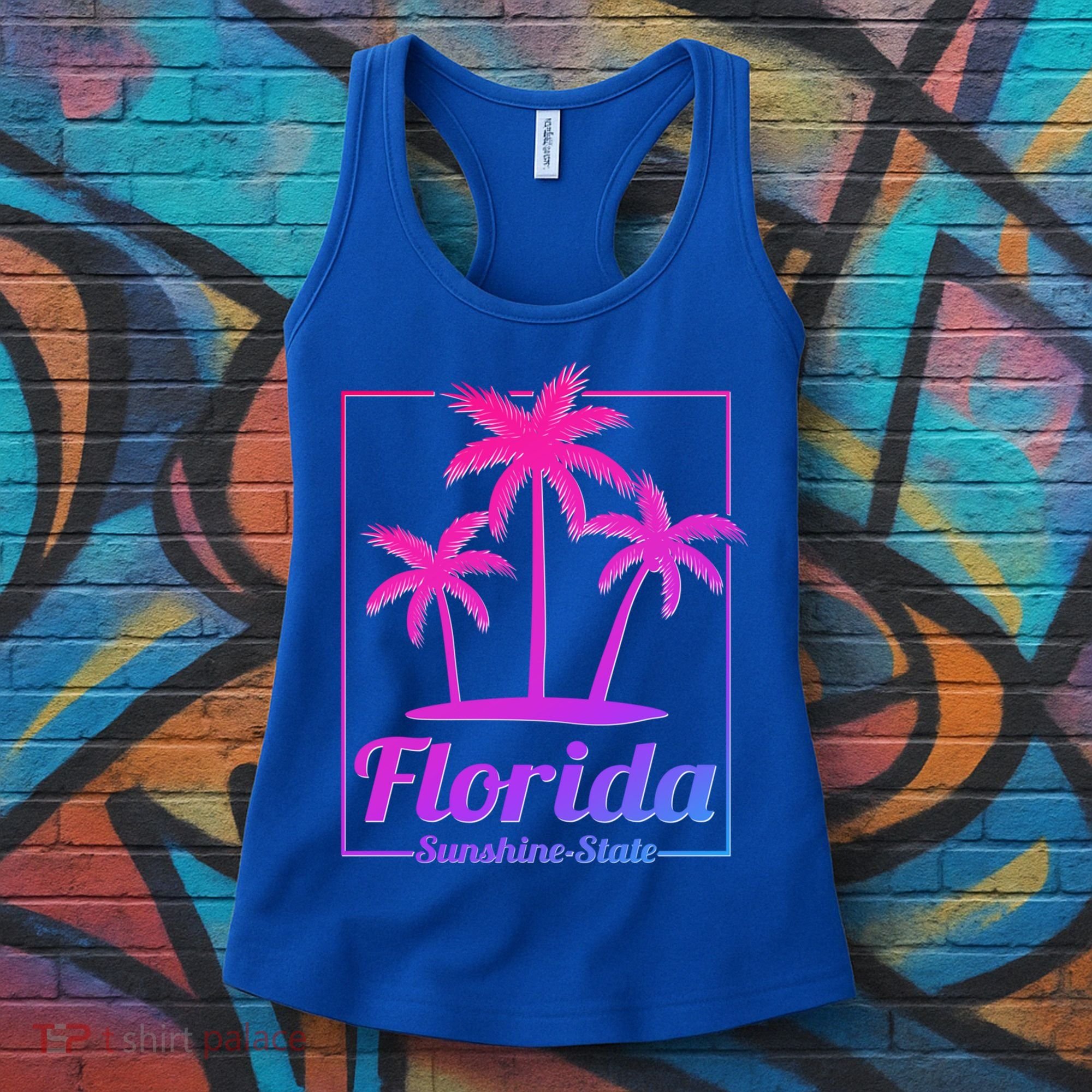 Florida Sunshine State Retro Look Gift Women's Tank Top