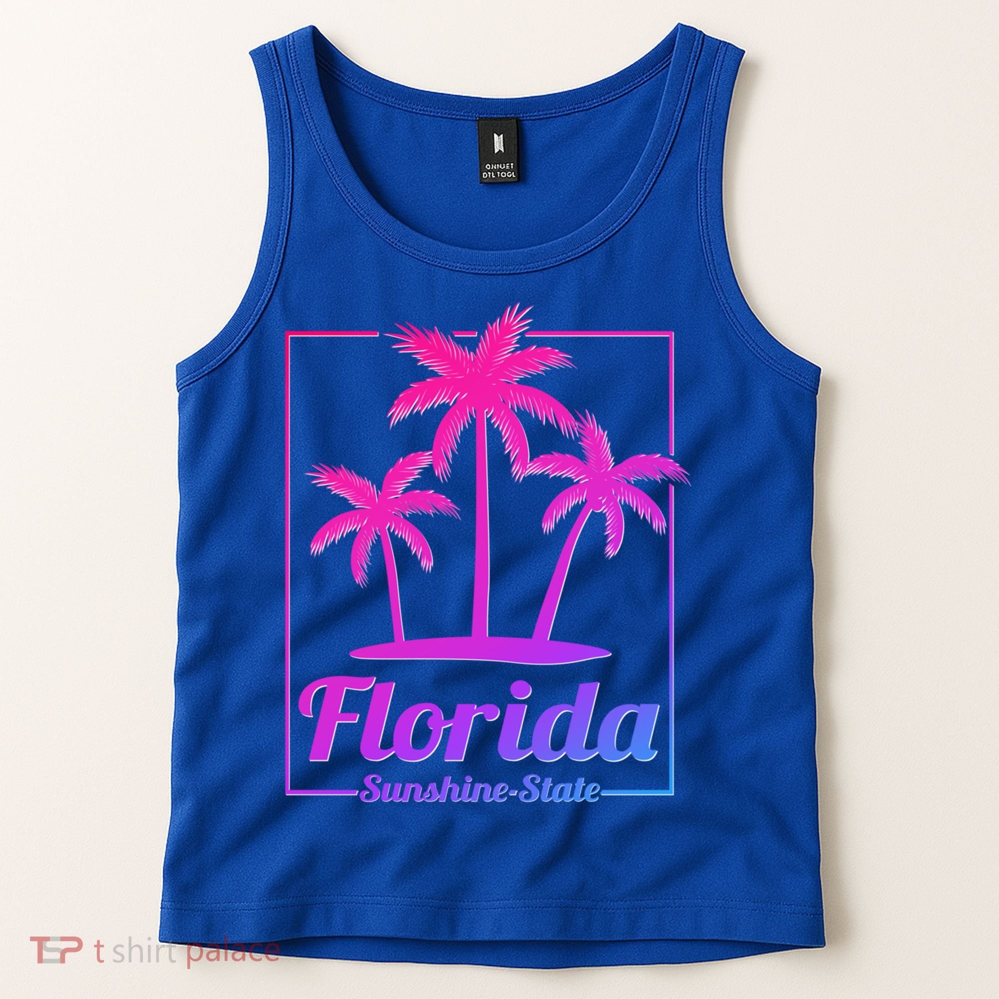 Florida Sunshine State Retro Look Gift Tank Top