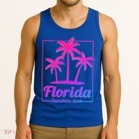 Florida Sunshine State Retro Look Gift Tank Top thumb 3
