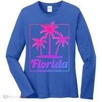 Florida Sunshine State Retro Look Gift Women's Long Sleeve Shirt thumb 0