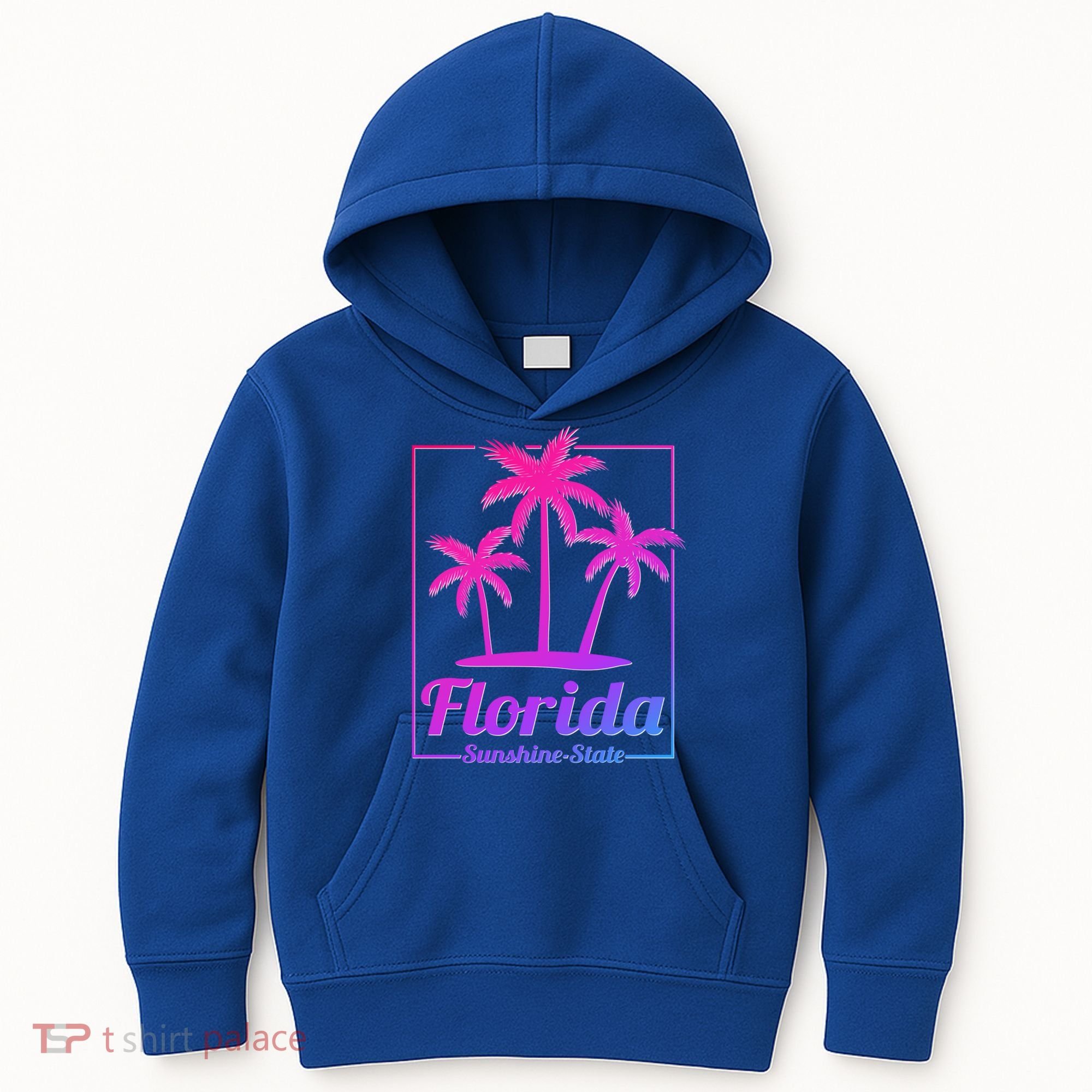 Florida Sunshine State Retro Look Gift Kids Hoodie