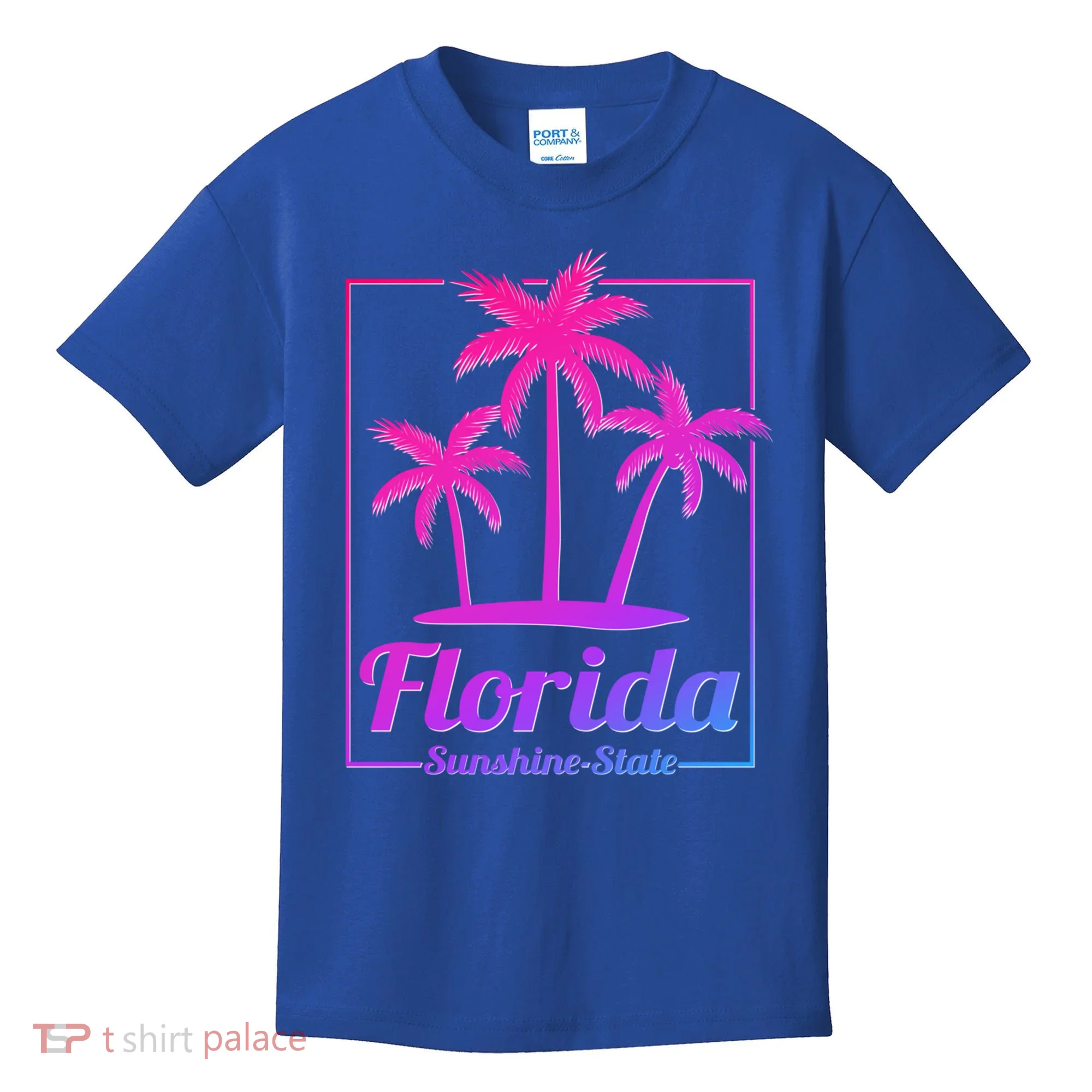 Florida Sunshine State Retro Look Gift Kids T-Shirt