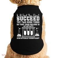 Funny Statistics Science Pun Chemistry Gift Doggie Tank thumb 0