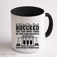 Funny Statistics Science Pun Chemistry Gift Coffee Mug thumb 1