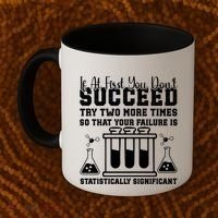 Funny Statistics Science Pun Chemistry Gift Coffee Mug thumb 2