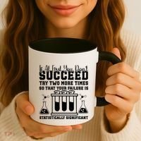 Funny Statistics Science Pun Chemistry Gift Coffee Mug thumb 3