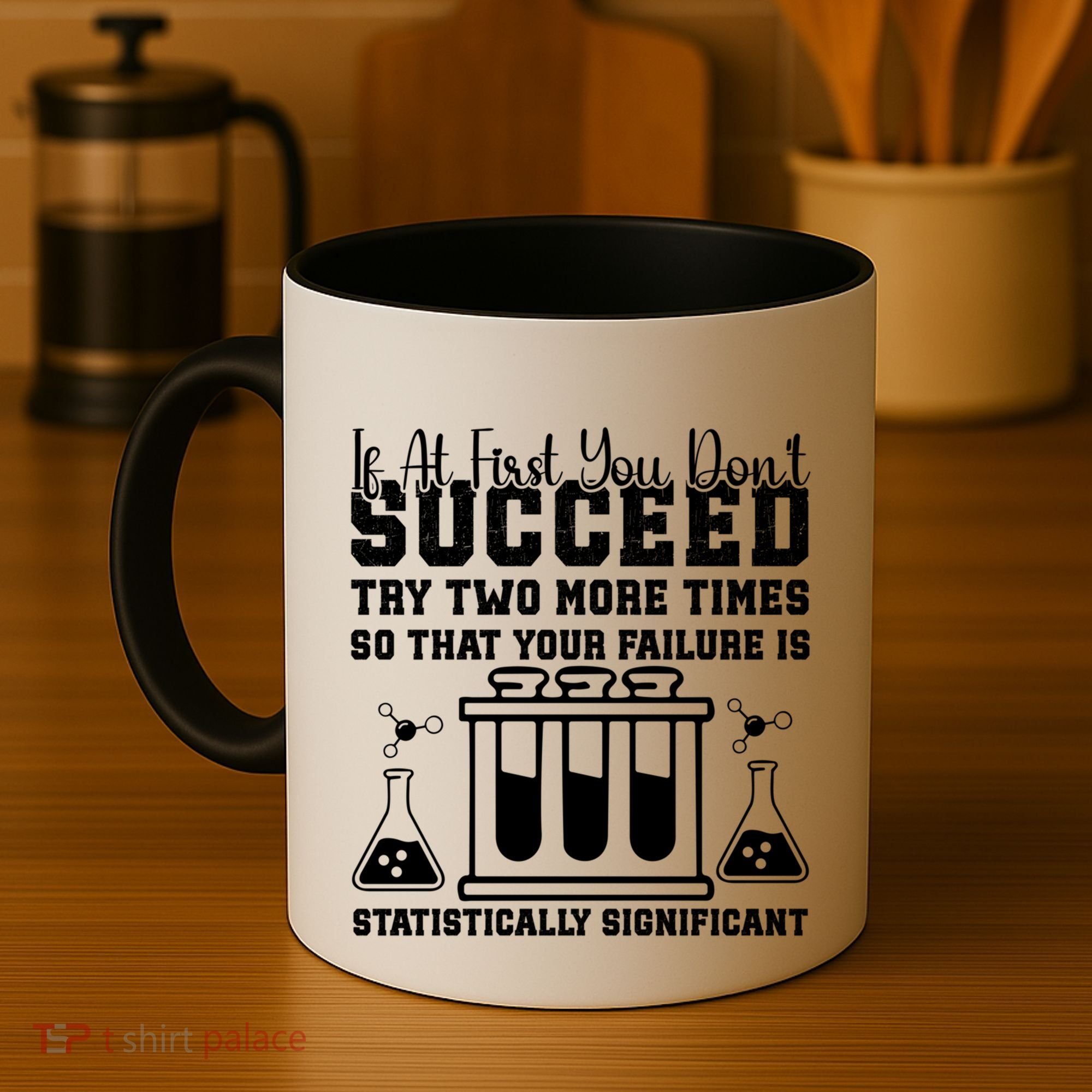 Funny Statistics Science Pun Chemistry Gift Coffee Mug