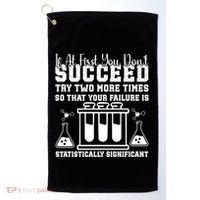 Funny Statistics Science Pun Chemistry Gift Golf Towel thumb 0