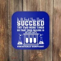 Funny Statistics Science Pun Chemistry Gift Coaster thumb 0