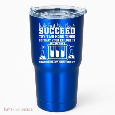Funny Statistics Science Pun Chemistry Gift Tumbler