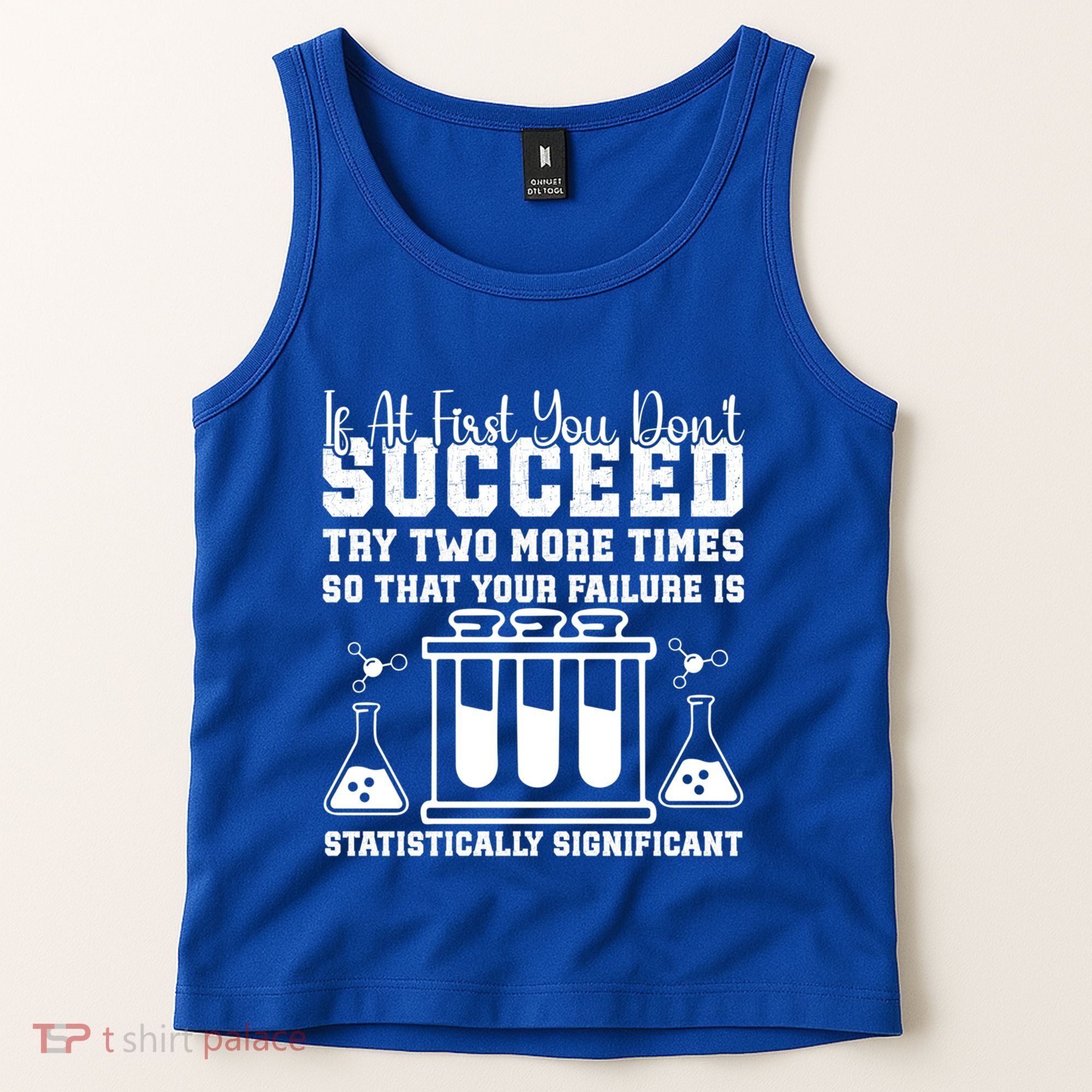 Funny Statistics Science Pun Chemistry Gift Tank Top