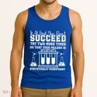 Funny Statistics Science Pun Chemistry Gift Tank Top thumb 3