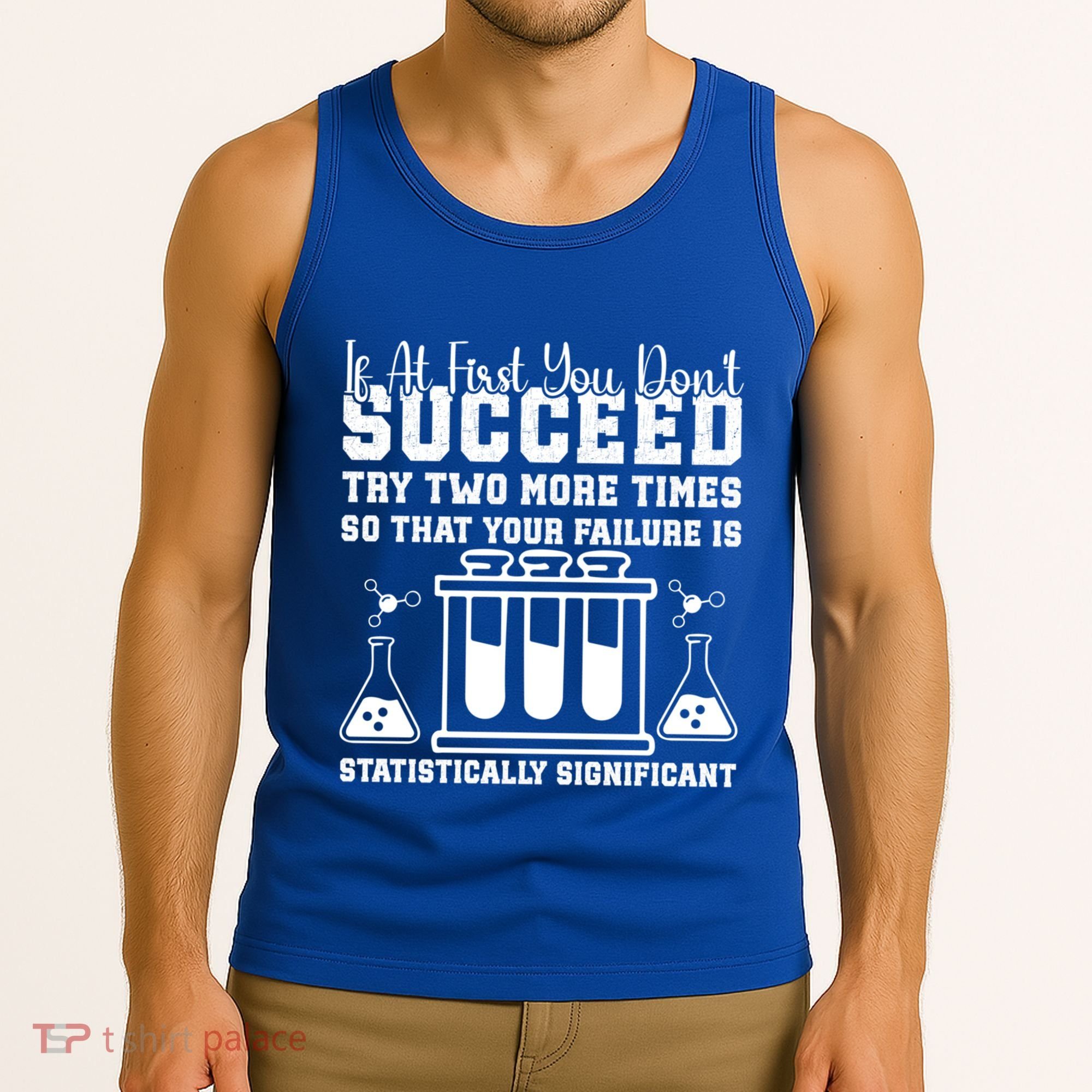 Funny Statistics Science Pun Chemistry Gift Tank Top