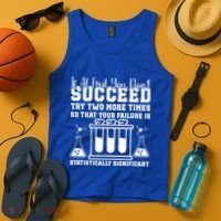 Funny Statistics Science Pun Chemistry Gift Tank Top thumb 4