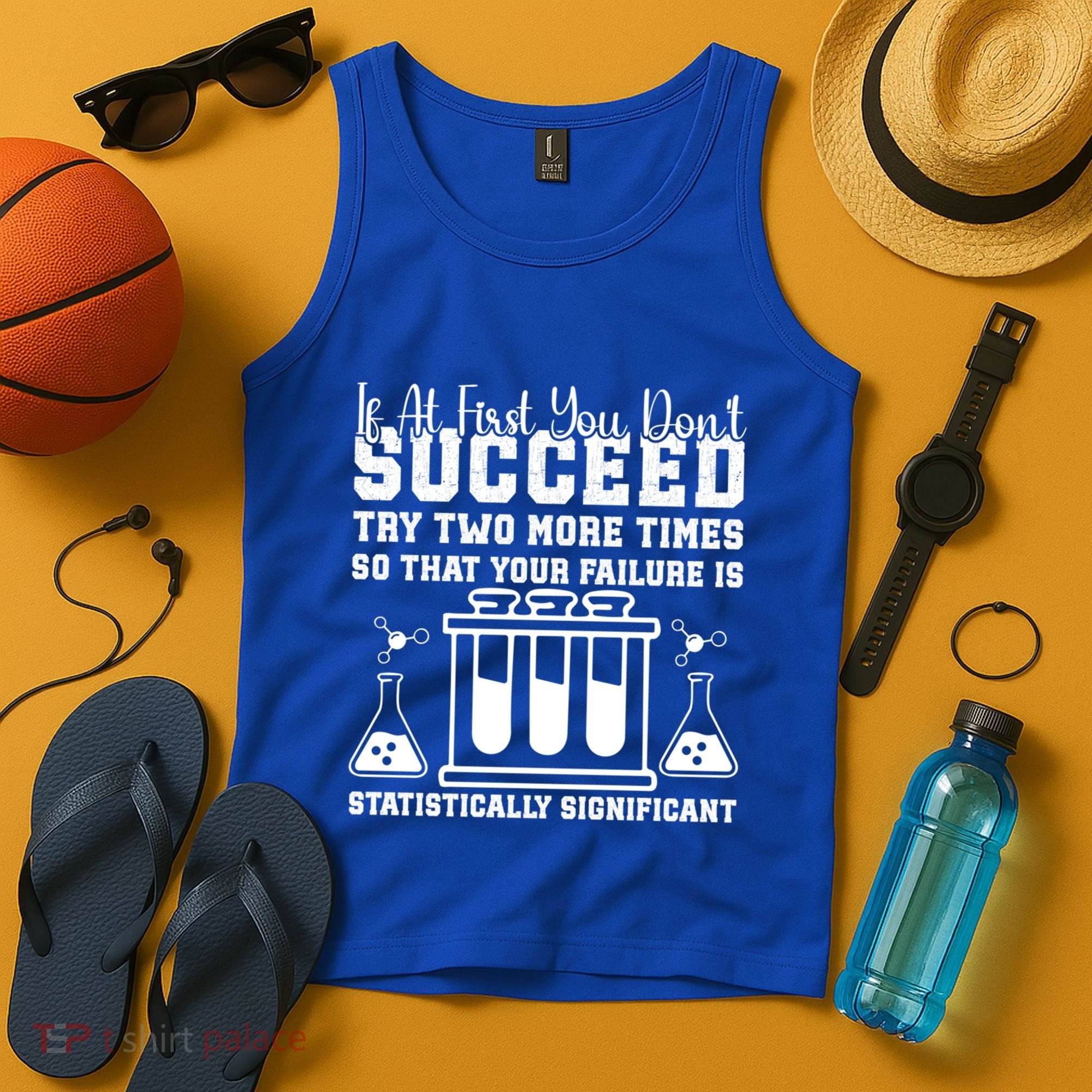Funny Statistics Science Pun Chemistry Gift Tank Top